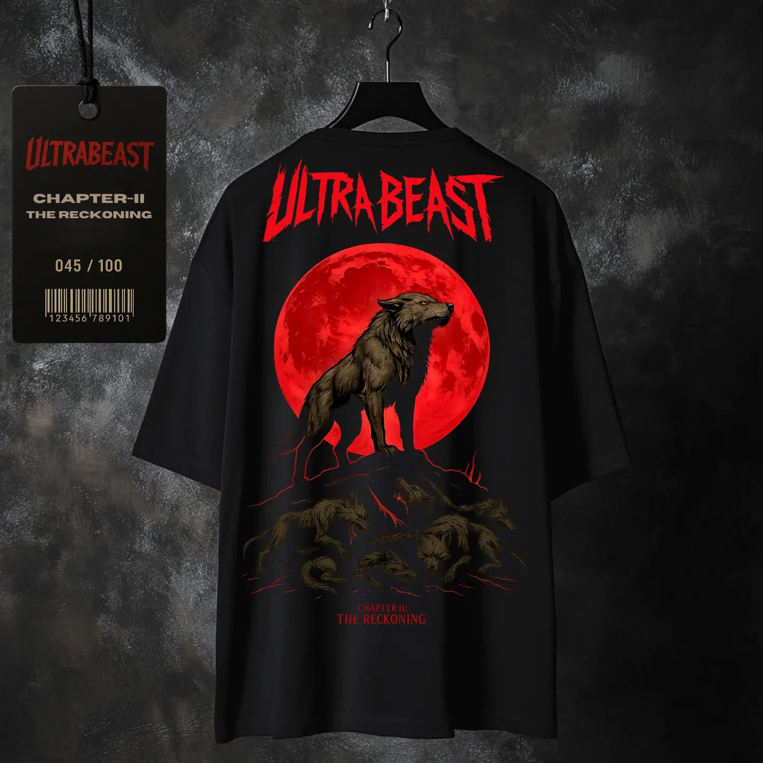 Blood Moon Wolf Combo T-Shirts - Limited Edition